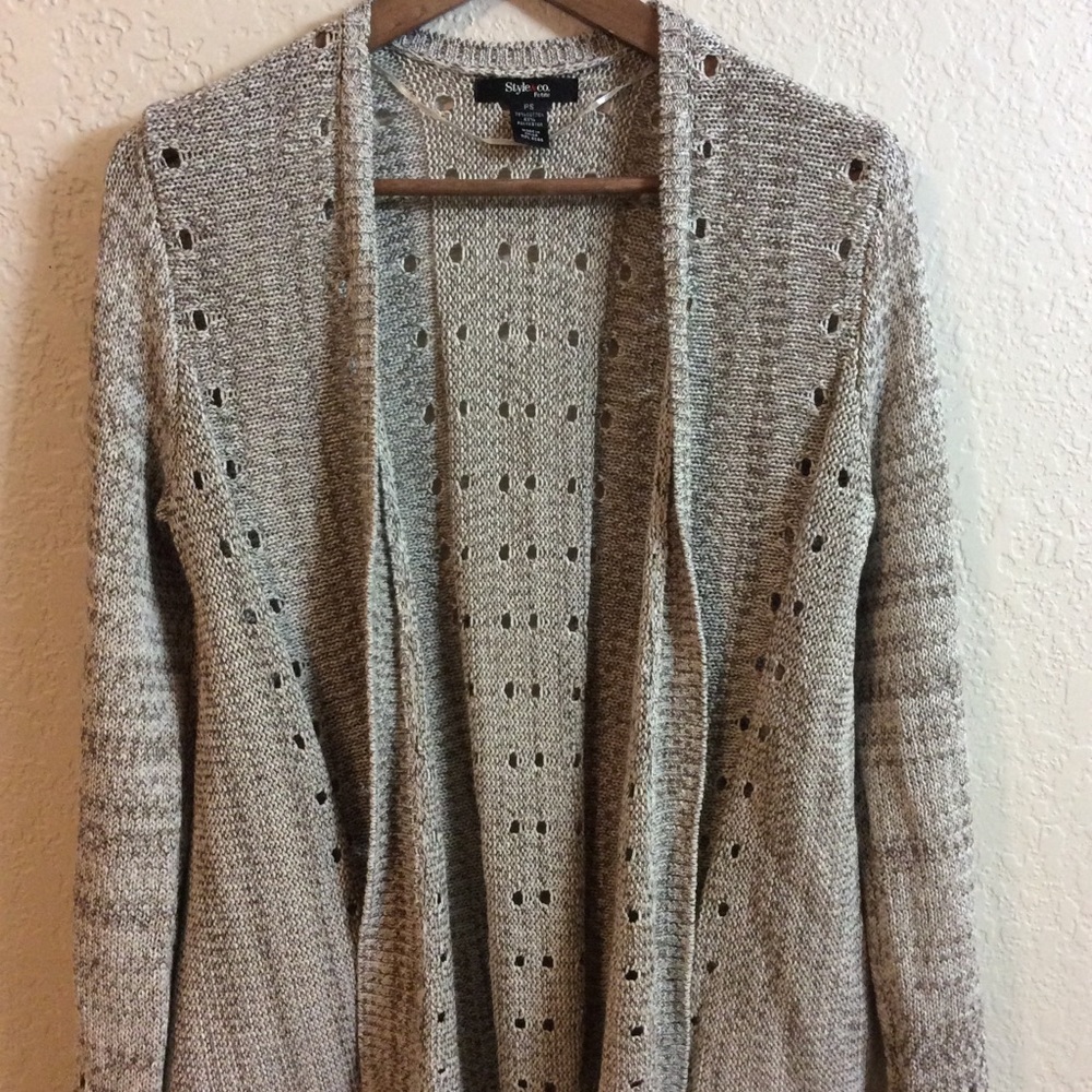 Style&co Knit Brown Cardigan. Size S